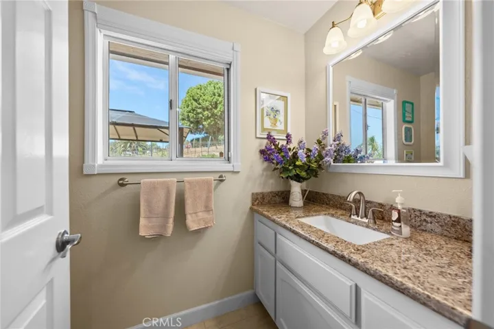 Downstairs Guest Bathroom off of Large Laundry Room
