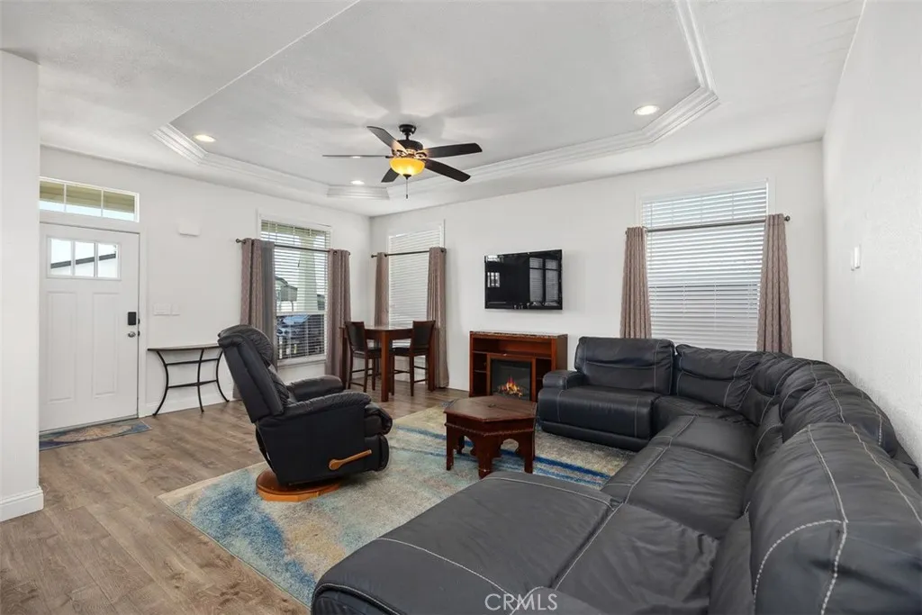 The Great Room with Coffered Ceiling