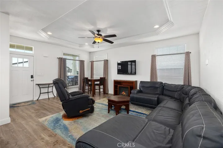 The Great Room with Coffered Ceiling