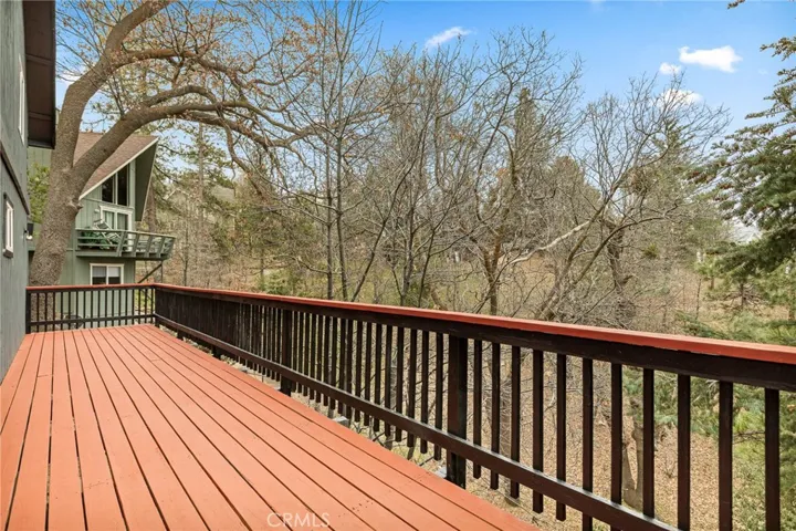 Deck off the living room, great outdoor entertainment space