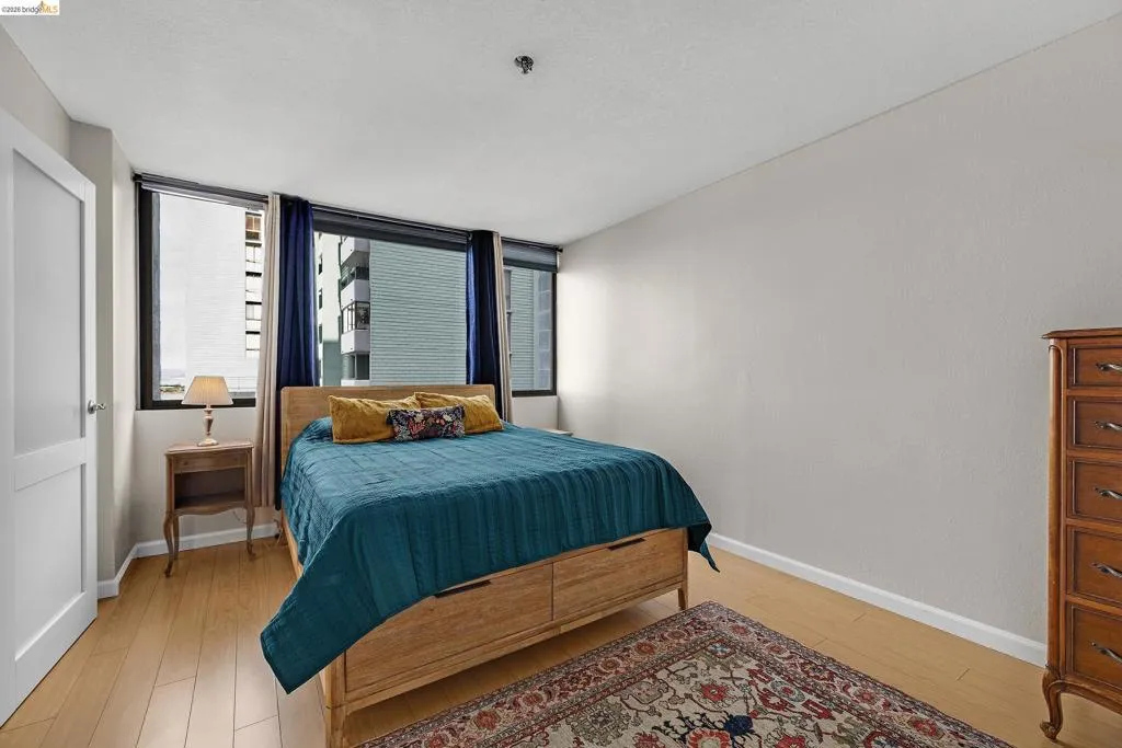 Bedroom featuring light wood-style flooring