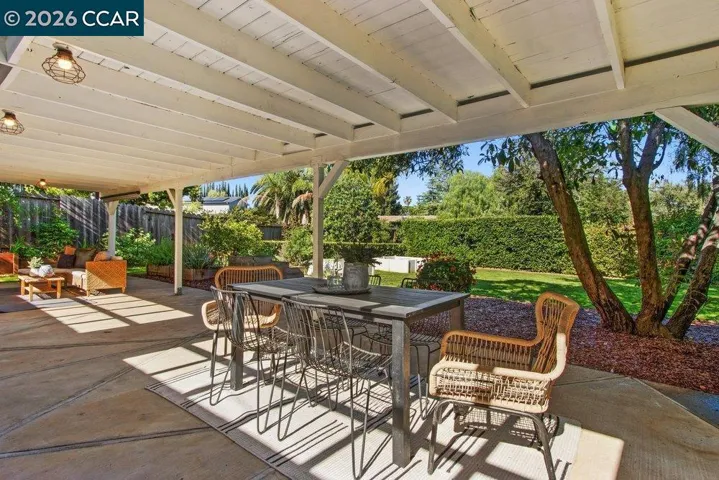 Covered patio