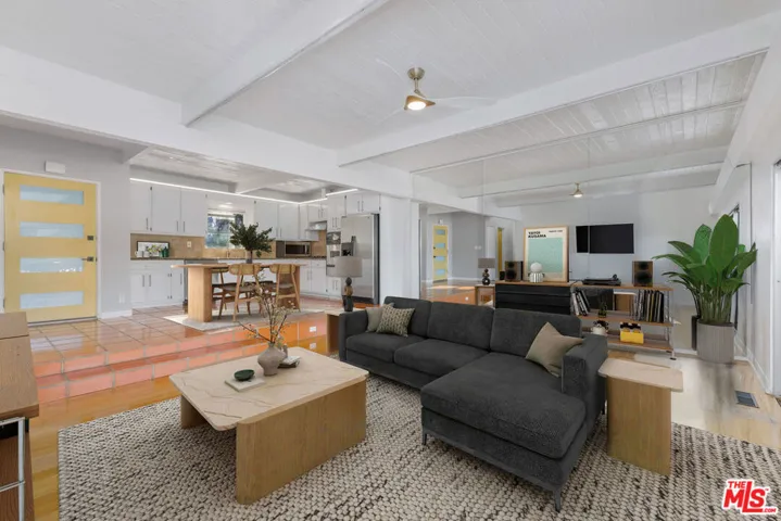 Living Room virtually staged