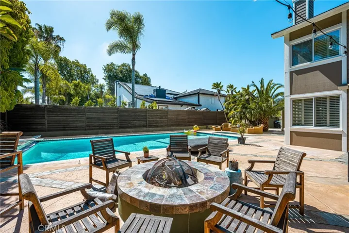 Built in Firepit