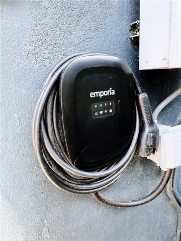 Electric Car Charger in garage