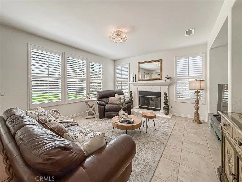 large family room open to kitchen