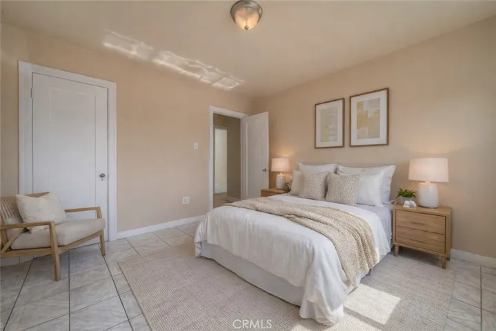 Single Story Front House Bedroom #2-Virtually Stated