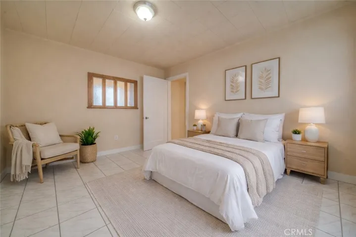 Single Story Front House Bedroom #1-Virtually Staged