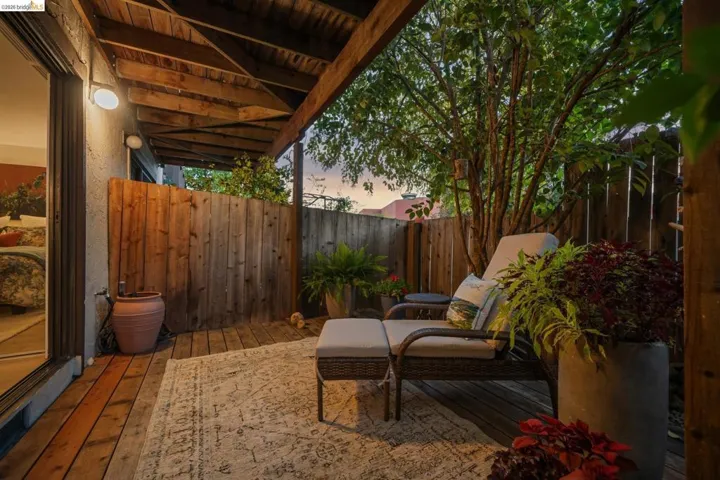 Downstairs - Private Deck