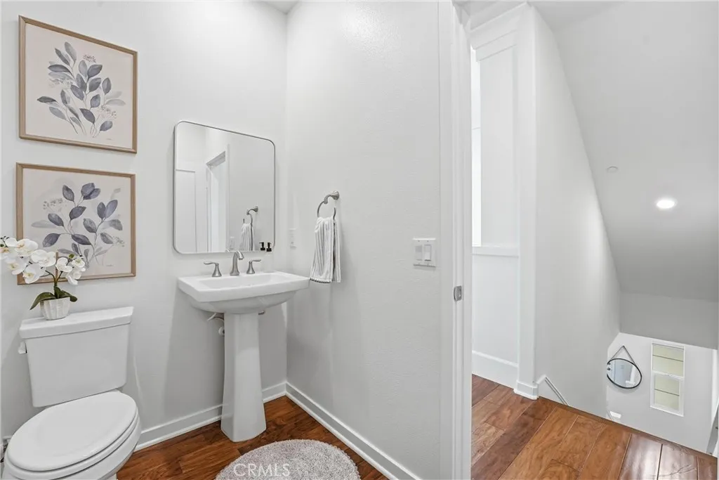 Half bath on living space level