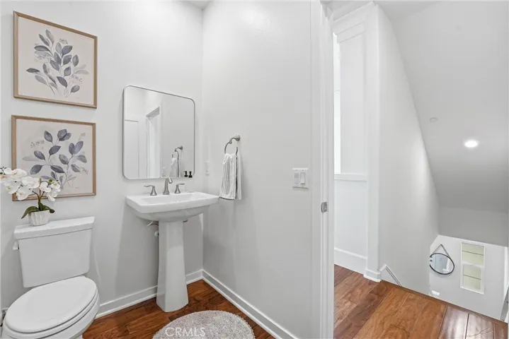Half bath on living space level