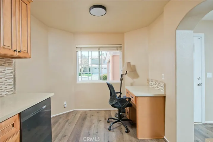 Kitchen built in office nook