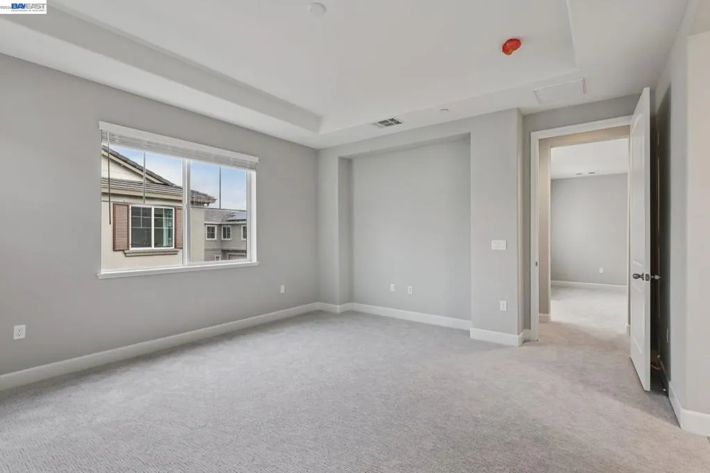 Primary bedroom-coffered ceilings