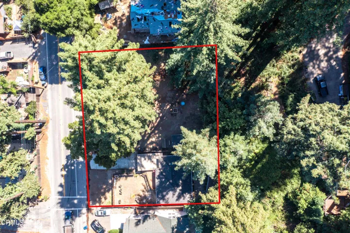 Aerial with outline
