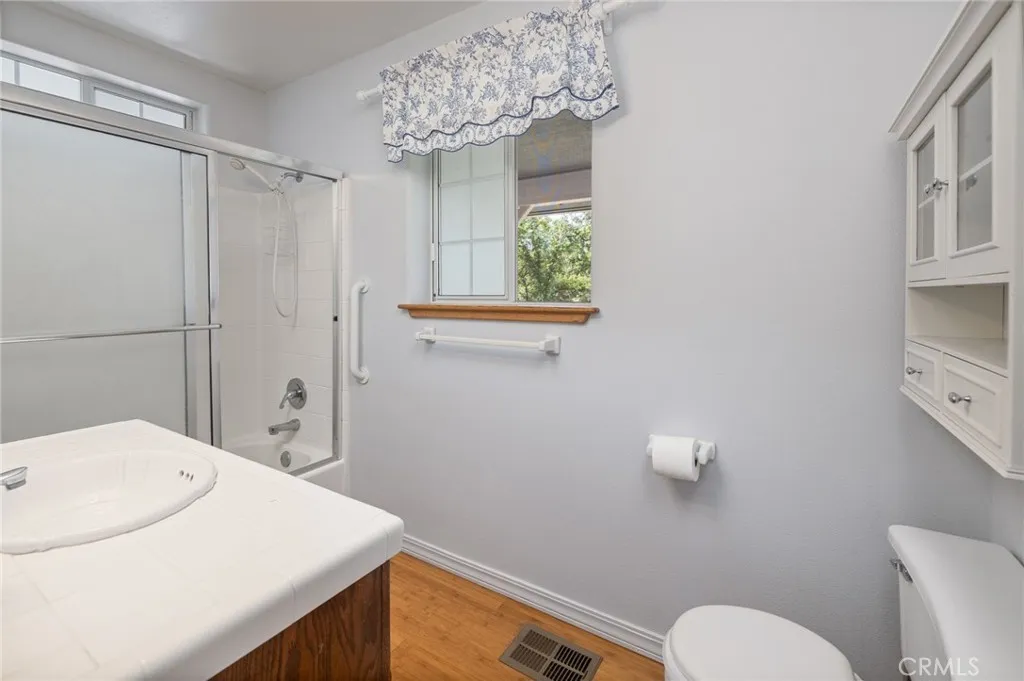 Downstairs primary suite bathroom