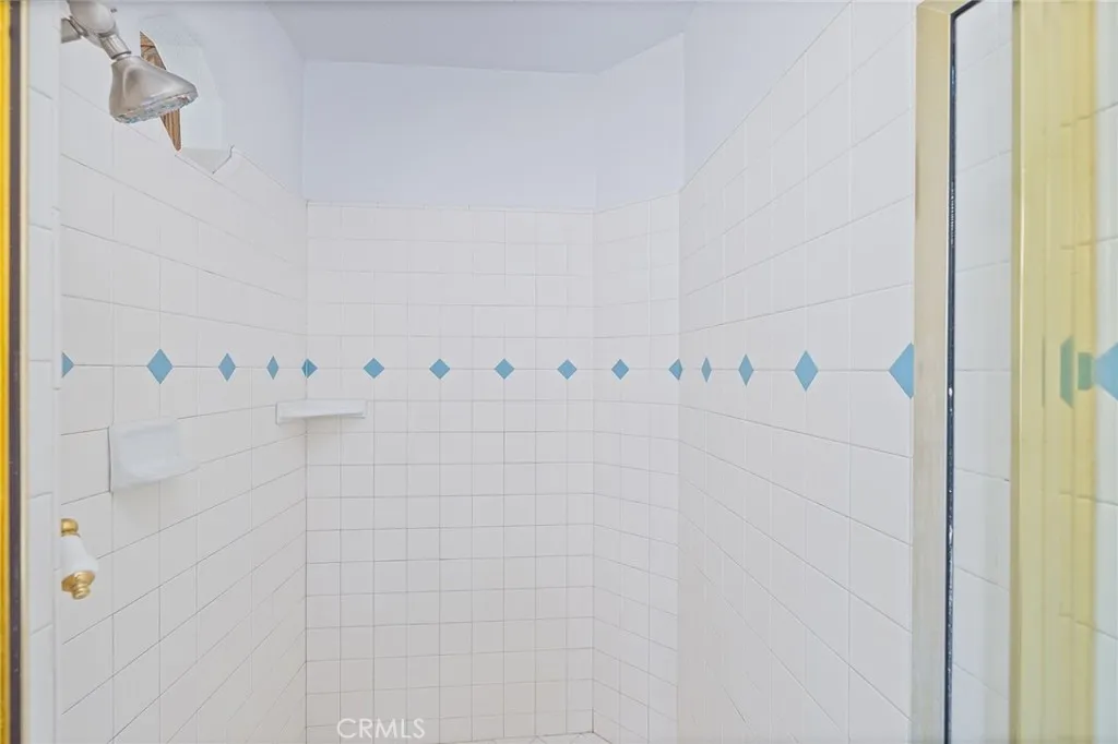 Upstairs primary suite bathroom