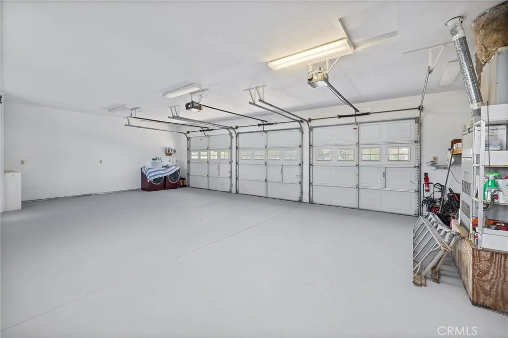 Attached 3 car garage