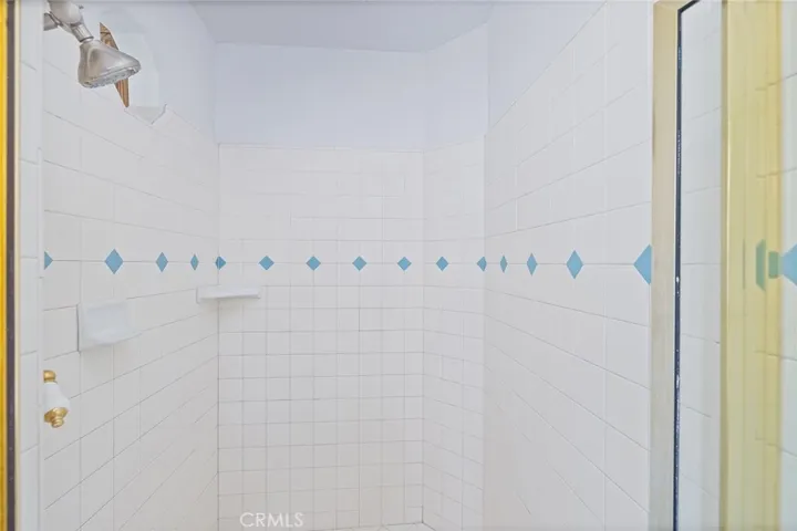 Upstairs primary suite bathroom