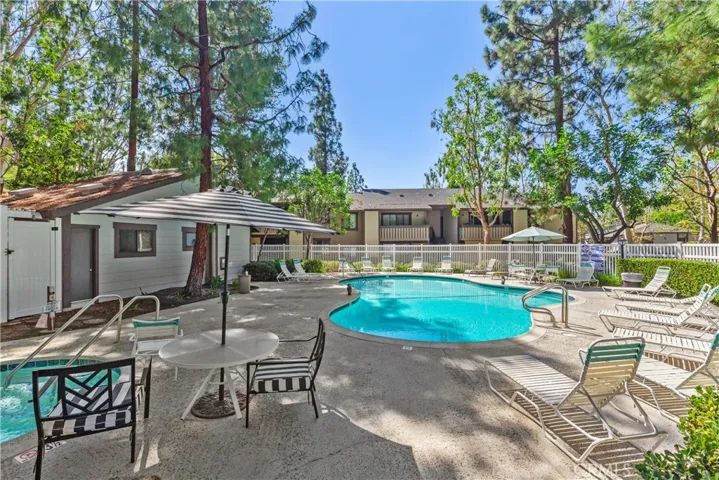 The HOA pool is a great place to unwind.