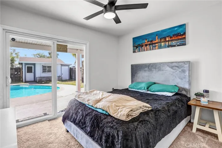Master Bedroom leading to Backyard