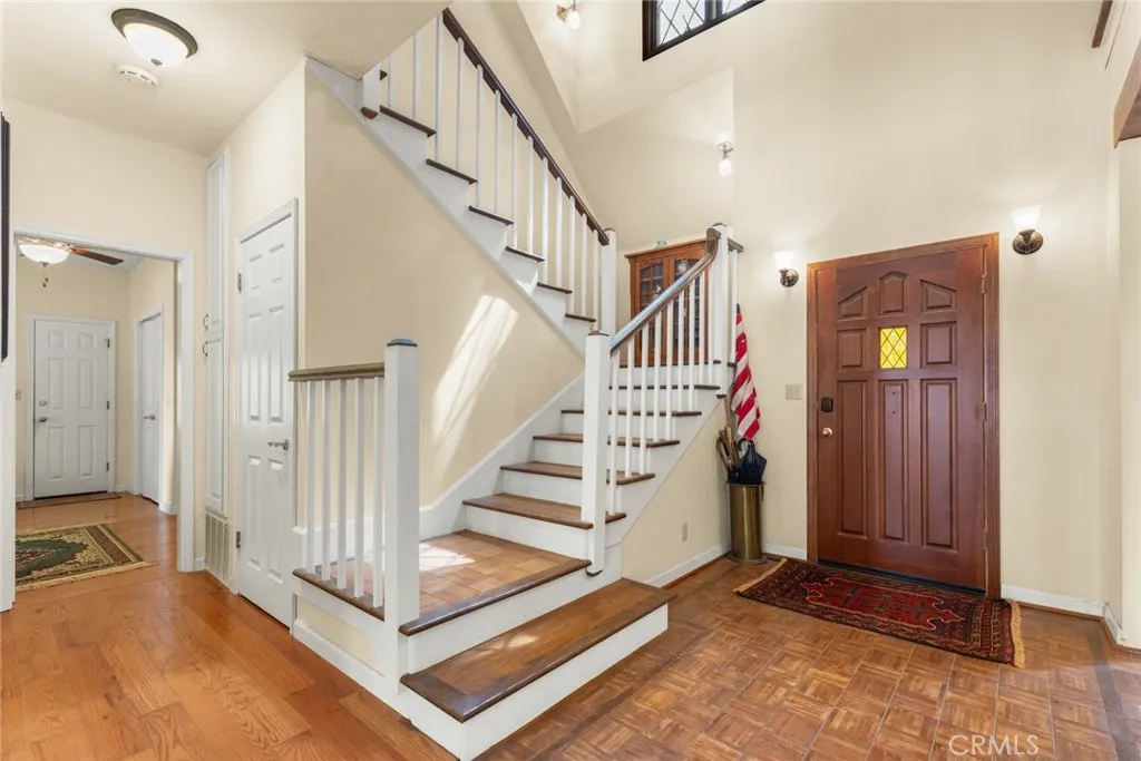 Entrance to the second floor primary suite