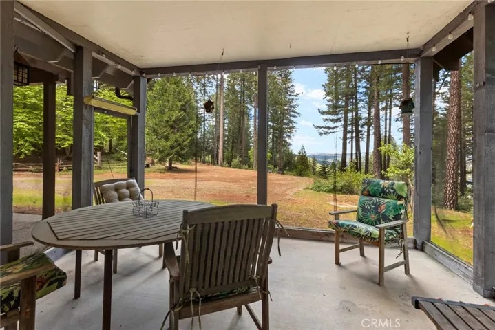 Screened porch.