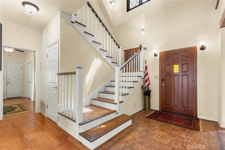 Entrance to the second floor primary suite