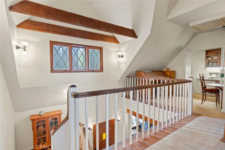 Top of the stair loft. Office area or craft space