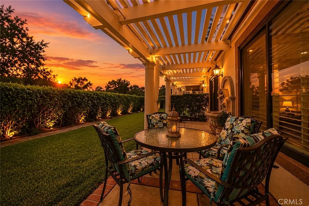 Sunset in the backyard