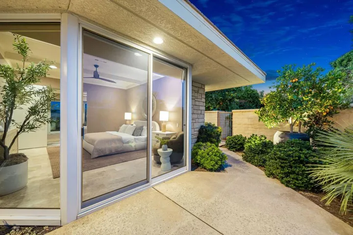 Front bedroom patio