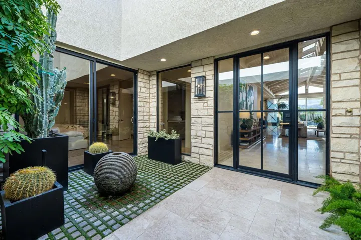 Front courtyard