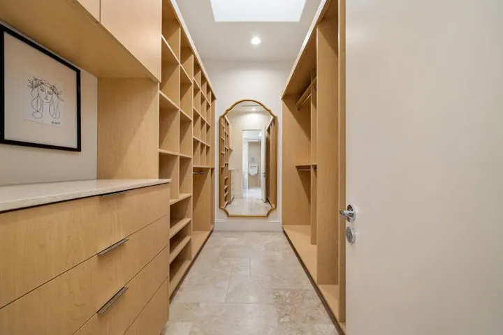 Primary walk-in closet