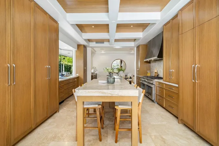 Renovated open kitchen