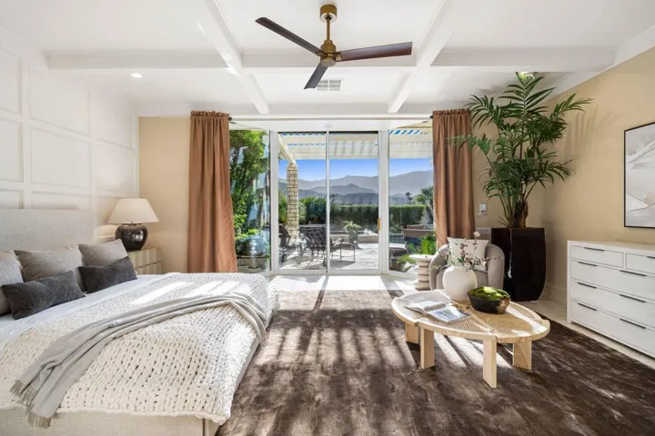 Primary bedroom with west views