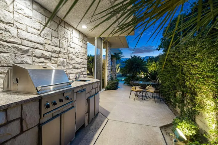 Properly lit grilling area