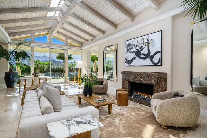 Living room with views