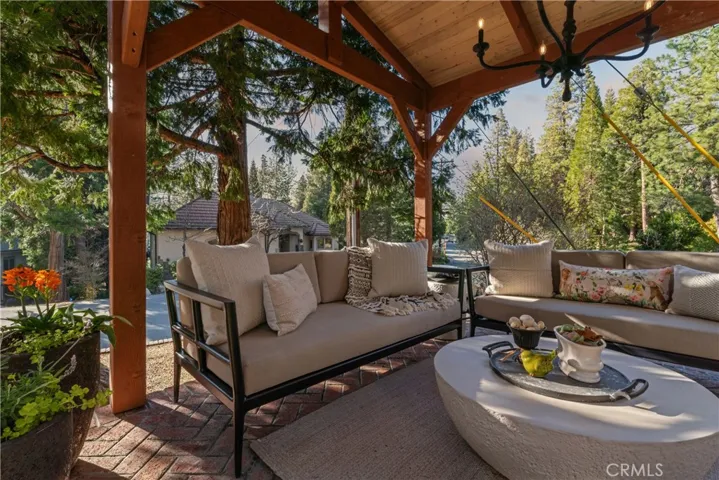 Handcrafted timber pavilion.