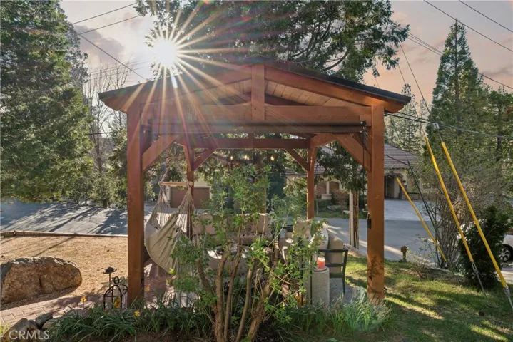 Handcrafted timber pavilion.