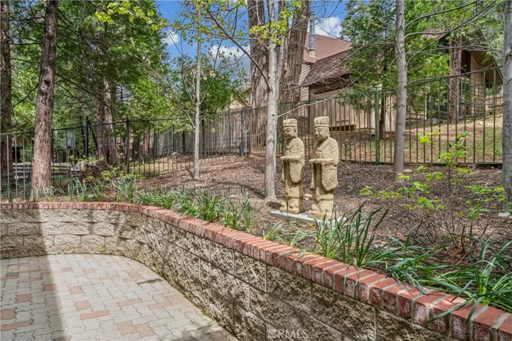 Pathway at the back of the house