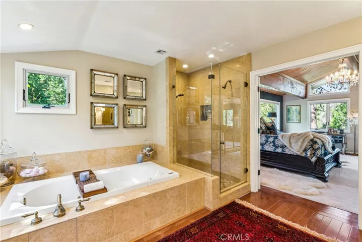 Upper level master bathroom