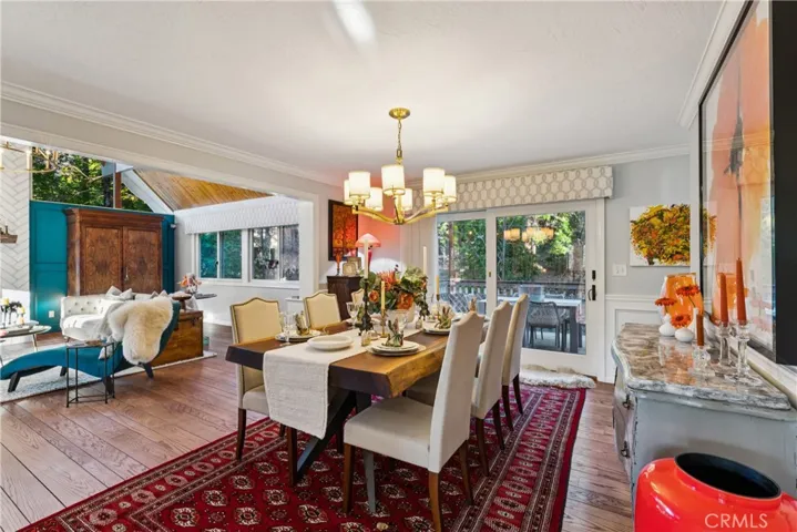 Main level formal dining area