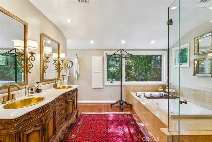 Upper level master bathroom