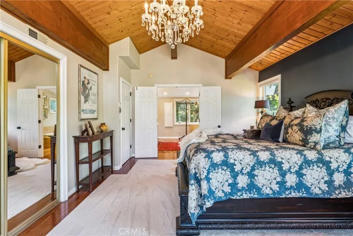 Upper level master bedroom