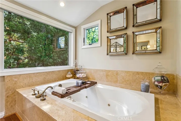 Upper level master bathroom
