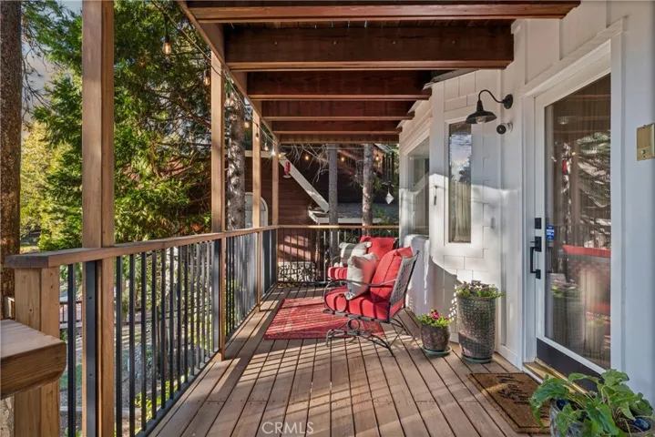 Main level balcony