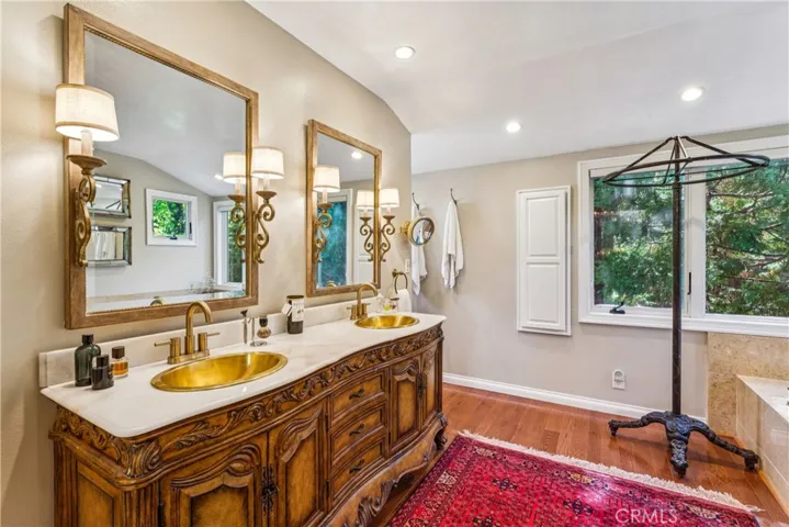 Upper level master bathroom