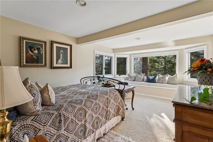 Lower level primary bedroom
