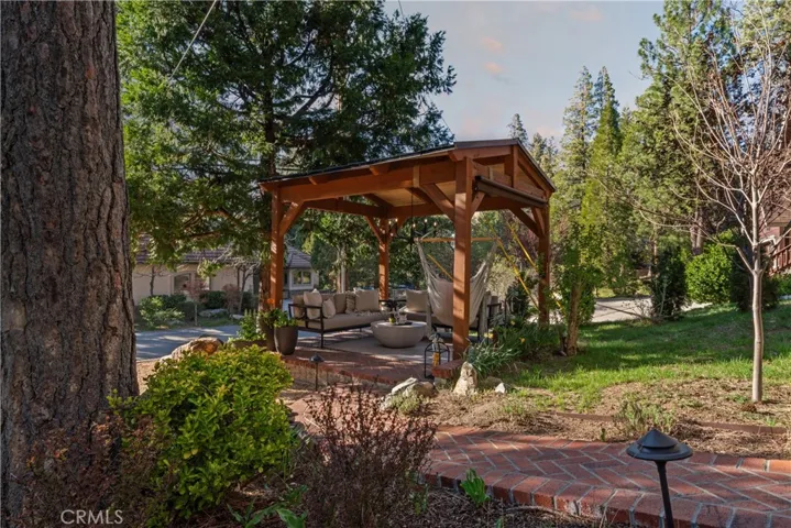 Handcrafted timber pavilion.