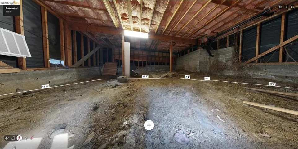 large basement and storage space below the unit