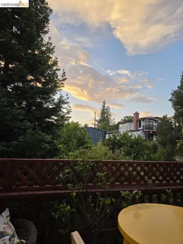 sunset from the balcony